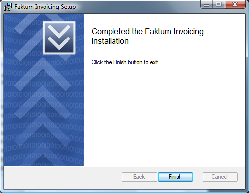 Invoicing-Software-Installation-completed